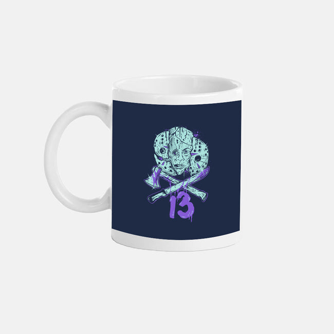 13 Bits-None-Mug-Drinkware-Green Devil