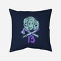 13 Bits-None-Removable Cover w Insert-Throw Pillow-Green Devil