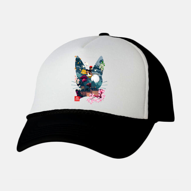 Witchy Delivery-Unisex-Trucker-Hat-Arinesart