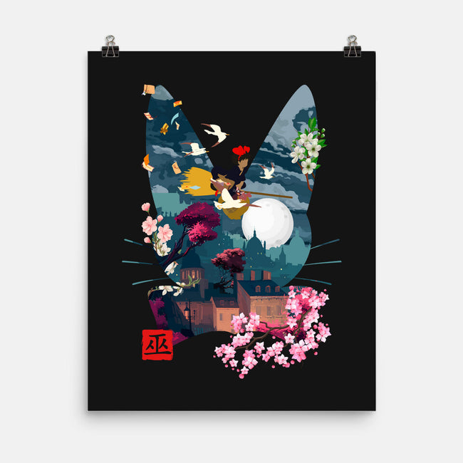 Witchy Delivery-None-Matte-Poster-Arinesart