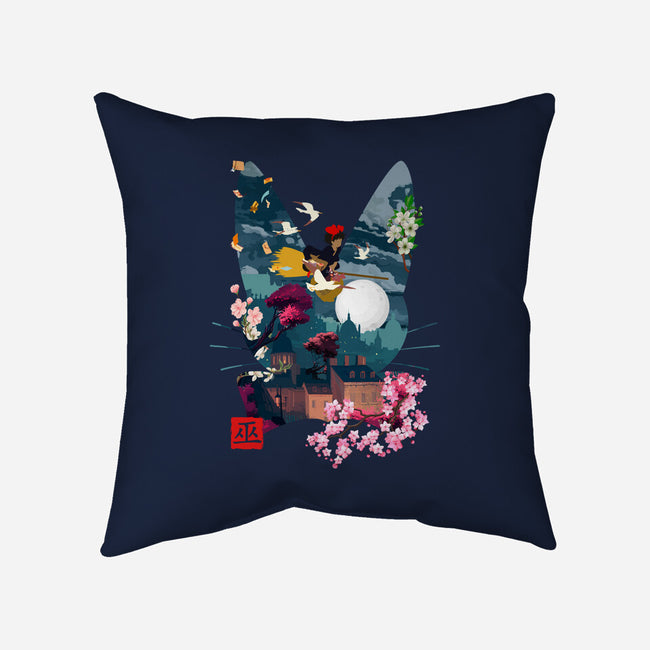 Witchy Delivery-None-Non-Removable Cover w Insert-Throw Pillow-Arinesart