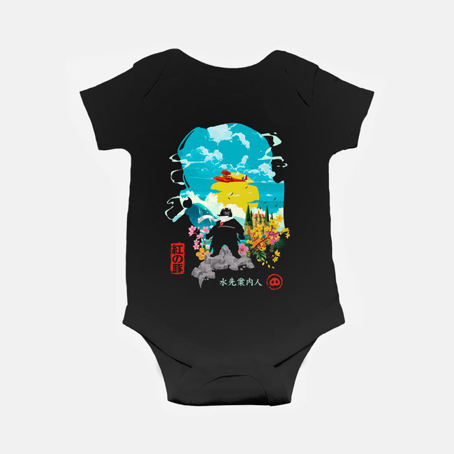 The Pork Pilot-Baby-Basic-Onesie-Arinesart