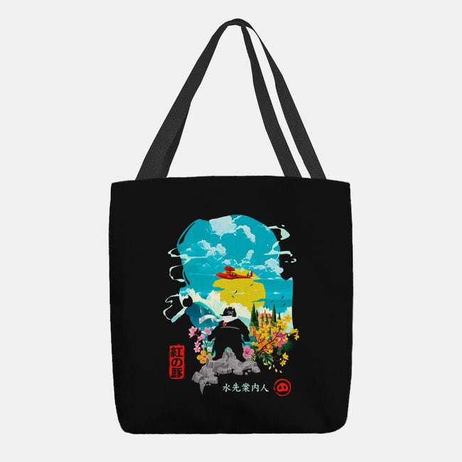 The Pork Pilot-None-Basic Tote-Bag-Arinesart