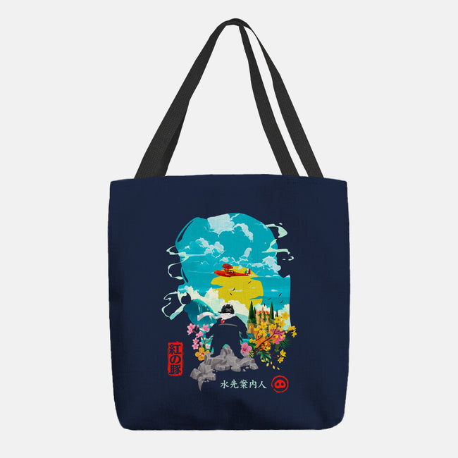 The Pork Pilot-None-Basic Tote-Bag-Arinesart