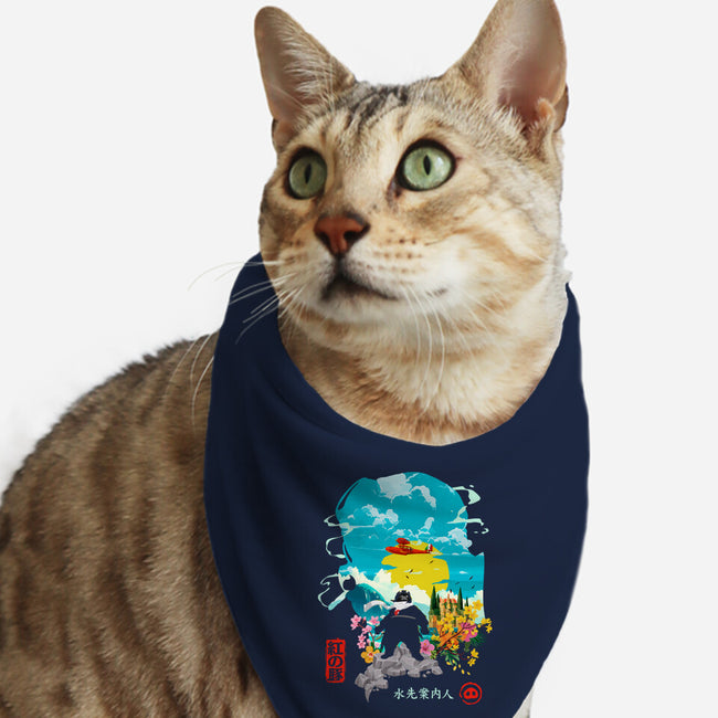 The Pork Pilot-Cat-Bandana-Pet Collar-Arinesart