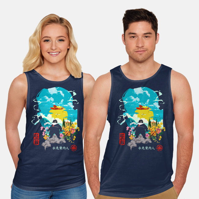 The Pork Pilot-Unisex-Basic-Tank-Arinesart