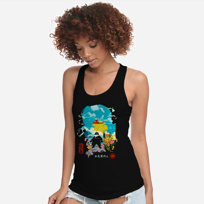 The Pork Pilot-Womens-Racerback-Tank-Arinesart