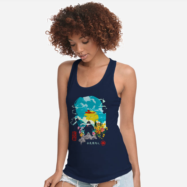 The Pork Pilot-Womens-Racerback-Tank-Arinesart