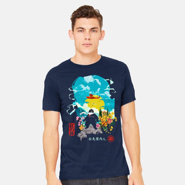 The Pork Pilot-Mens-Heavyweight-Tee-Arinesart