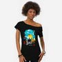 The Pork Pilot-Womens-Off Shoulder-Tee-Arinesart