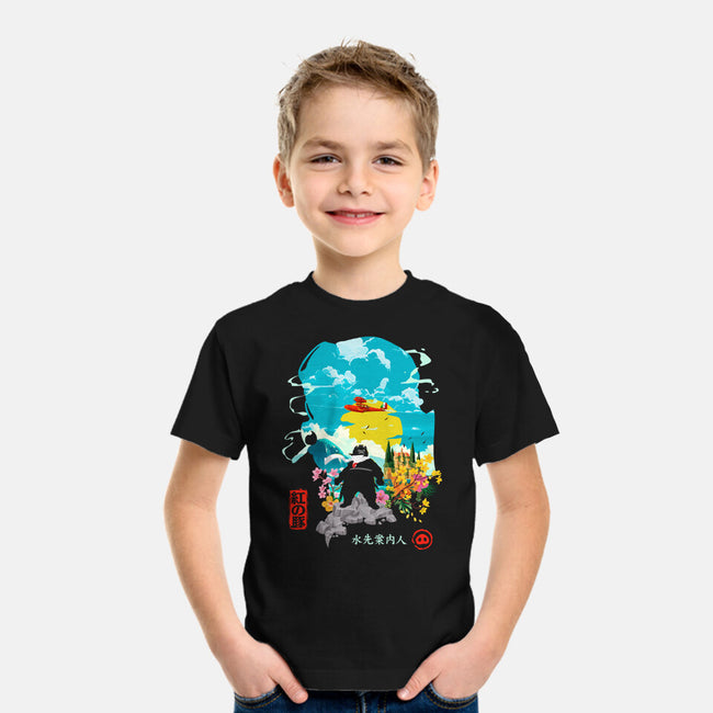 The Pork Pilot-Youth-Basic-Tee-Arinesart