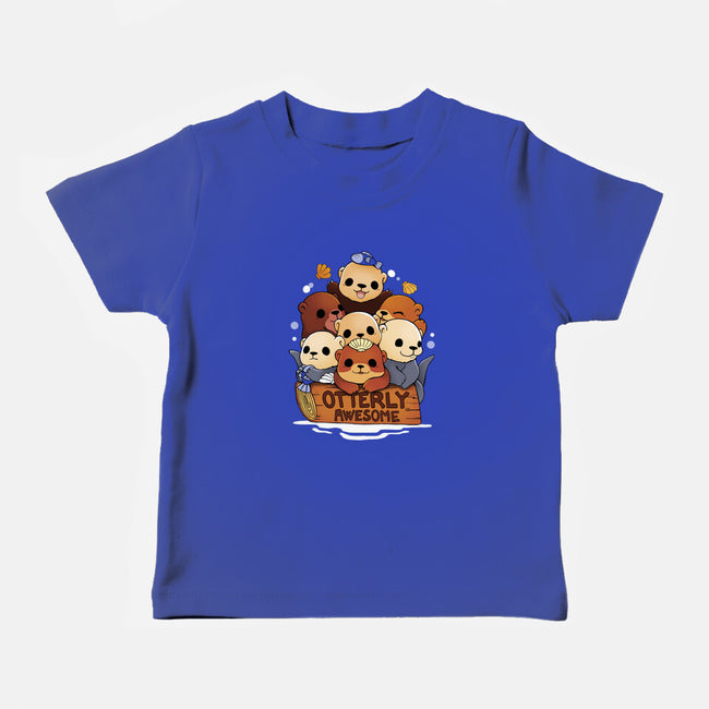 Otterly Awesome-Baby-Basic-Tee-Vallina84