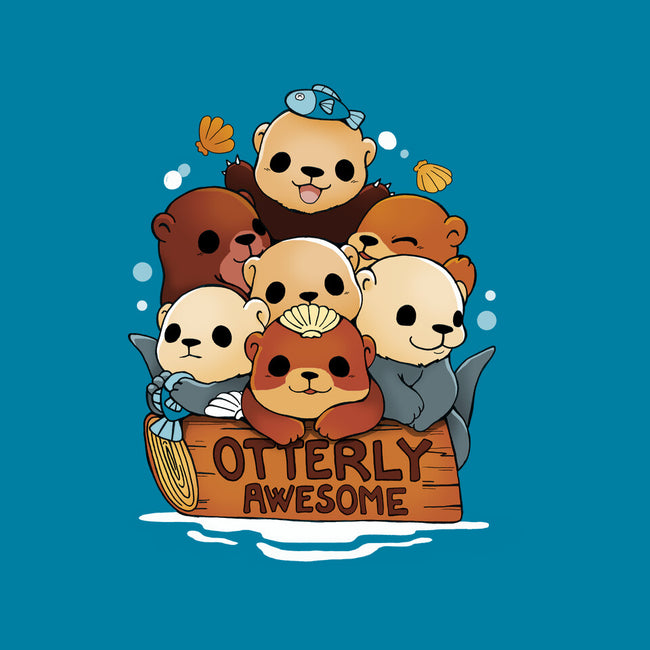 Otterly Awesome-None-Removable Cover-Throw Pillow-Vallina84