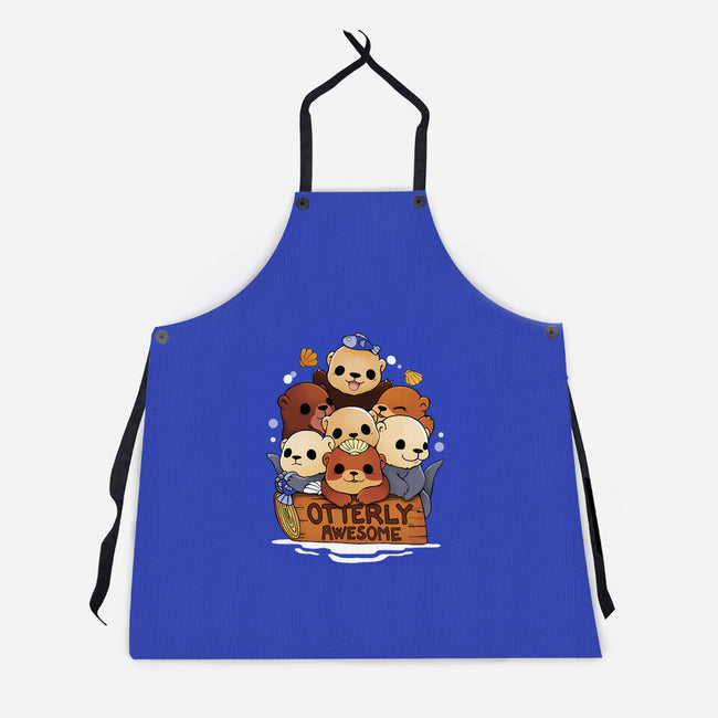 Otterly Awesome-Unisex-Kitchen-Apron-Vallina84