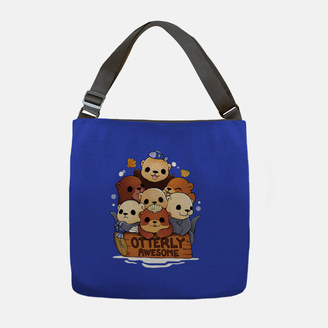 Otterly Awesome-None-Adjustable Tote-Bag-Vallina84