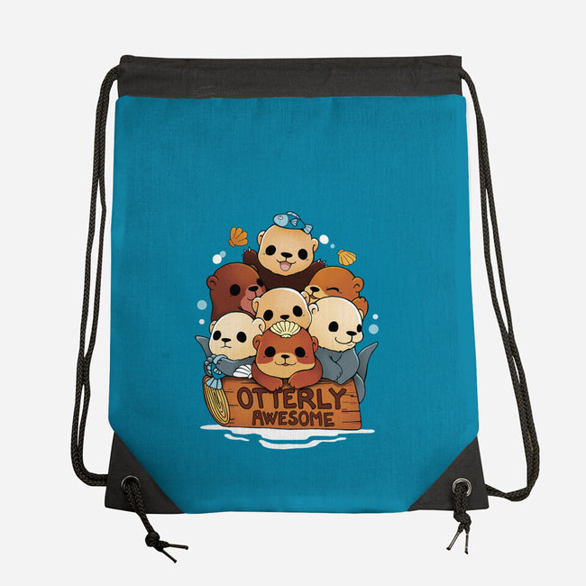 Otterly Awesome-None-Drawstring-Bag-Vallina84