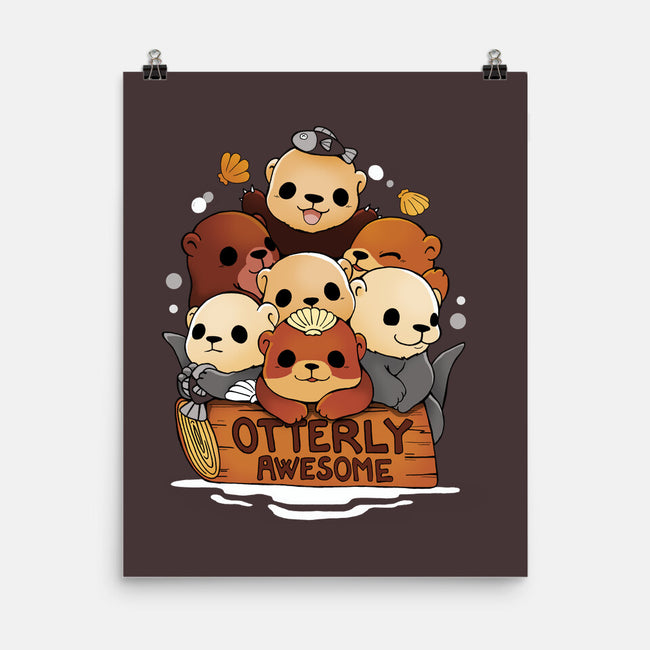 Otterly Awesome-None-Matte-Poster-Vallina84