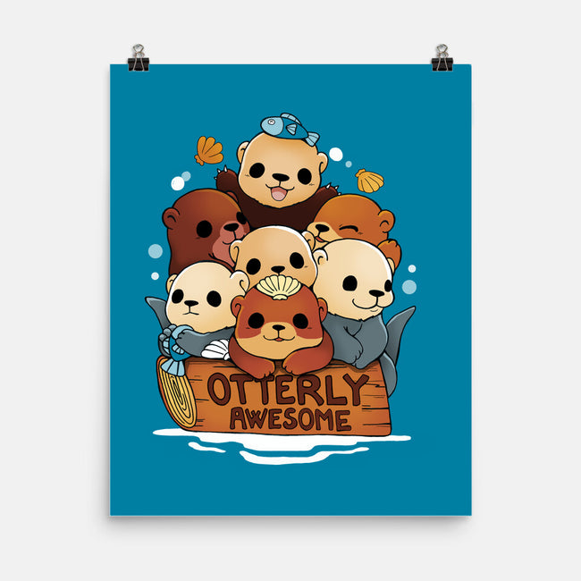 Otterly Awesome-None-Matte-Poster-Vallina84