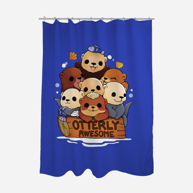 Otterly Awesome-None-Polyester-Shower Curtain-Vallina84