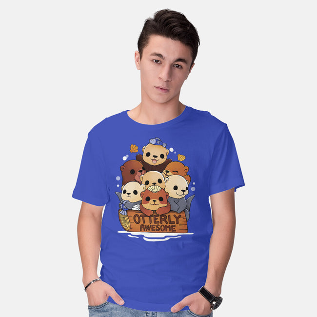 Otterly Awesome-Mens-Basic-Tee-Vallina84