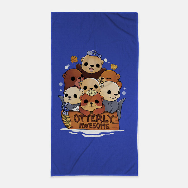 Otterly Awesome-None-Beach-Towel-Vallina84