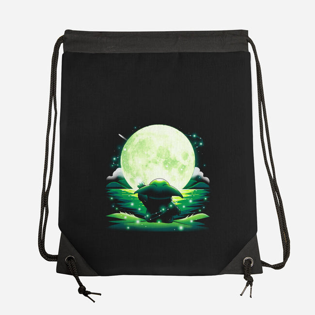 Baby Touch Moon-None-Drawstring-Bag-Vallina84