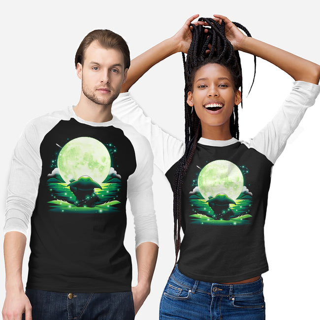 Baby Touch Moon-Unisex-Baseball-Tee-Vallina84