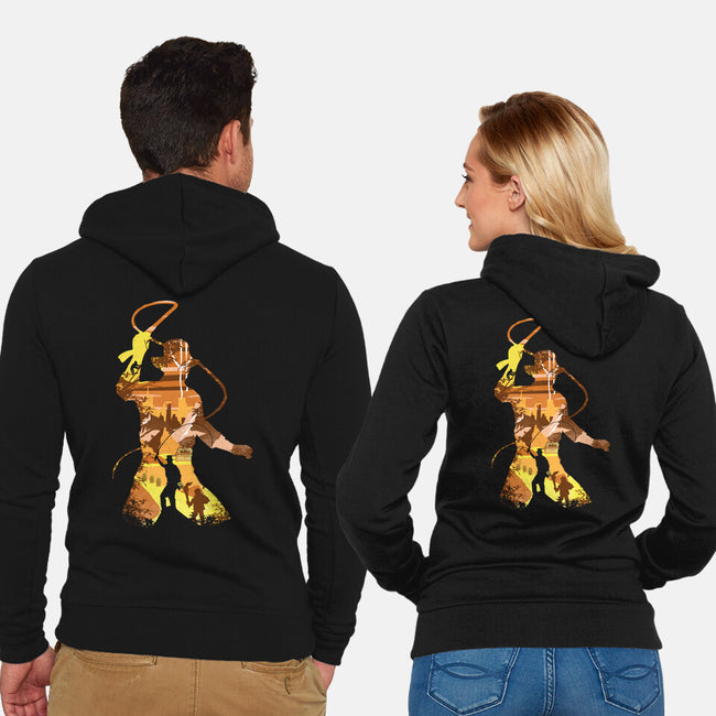 Antique Adventurer-Unisex-Zip-Up-Sweatshirt-Arinesart