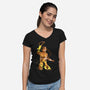 Antique Adventurer-Womens-V-Neck-Tee-Arinesart