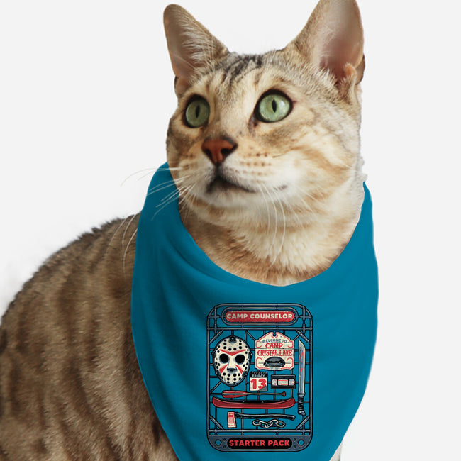 Friday Kit-Cat-Bandana-Pet Collar-glitchygorilla