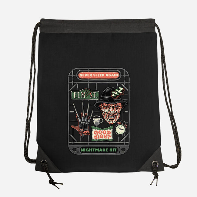 Nightmare Kit-None-Drawstring-Bag-glitchygorilla