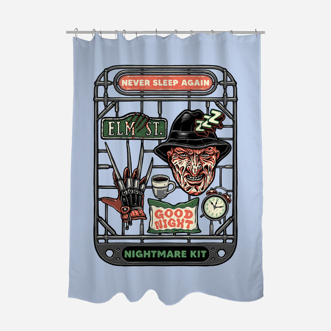 Nightmare Kit-None-Polyester-Shower Curtain-glitchygorilla