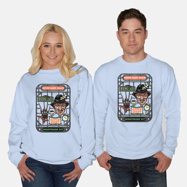 Nightmare Kit-Unisex-Crew Neck-Sweatshirt-glitchygorilla