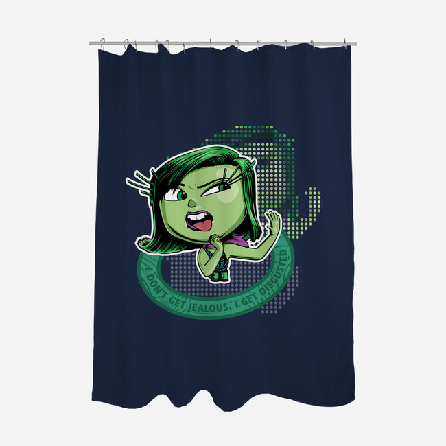 I'm Disgusted-None-Polyester-Shower Curtain-panicking_bat