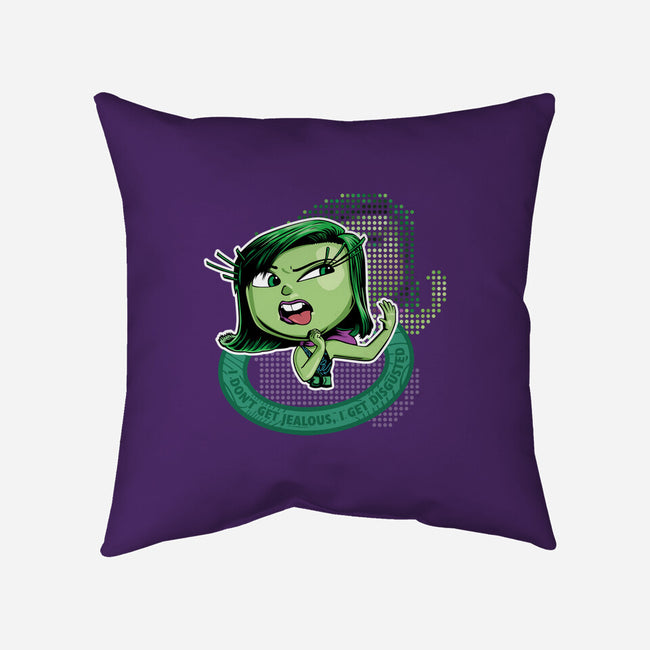 I'm Disgusted-None-Removable Cover-Throw Pillow-panicking_bat