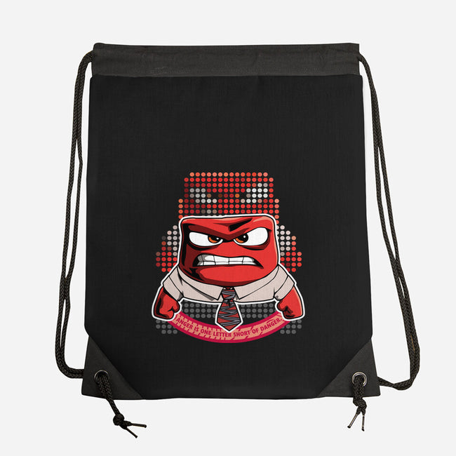 Anger Is Short-None-Drawstring-Bag-panicking_bat