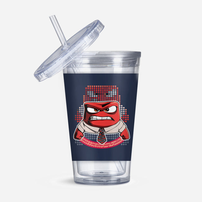 Anger Is Short-None-Acrylic Tumbler-Drinkware-panicking_bat