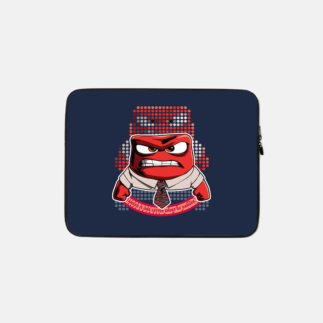 Anger Is Short-None-Zippered-Laptop Sleeve-panicking_bat