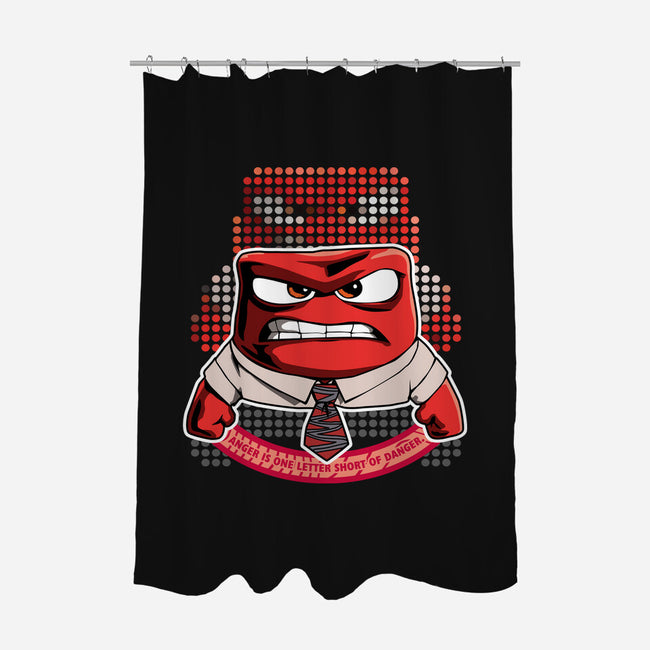 Anger Is Short-None-Polyester-Shower Curtain-panicking_bat