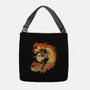 Surfing With The Devil-None-Adjustable Tote-Bag-Green Devil