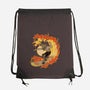 Surfing With The Devil-None-Drawstring-Bag-Green Devil