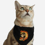 Surfing With The Devil-Cat-Adjustable-Pet Collar-Green Devil