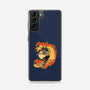 Surfing With The Devil-Samsung-Snap-Phone Case-Green Devil