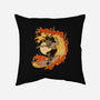 Surfing With The Devil-None-Non-Removable Cover w Insert-Throw Pillow-Green Devil