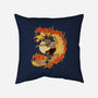 Surfing With The Devil-None-Non-Removable Cover w Insert-Throw Pillow-Green Devil