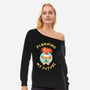 Planning My Future-Womens-Off Shoulder-Sweatshirt-paulagarcia