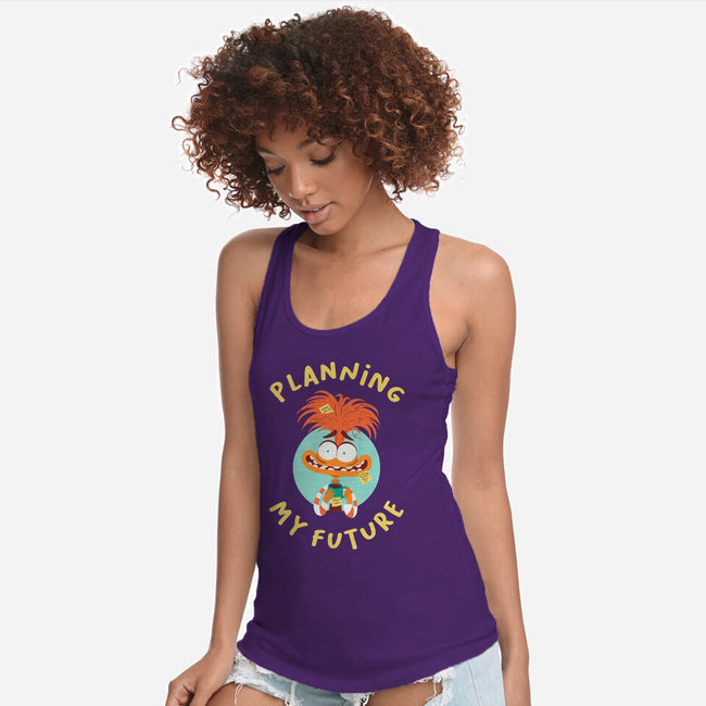 Planning My Future-Womens-Racerback-Tank-paulagarcia