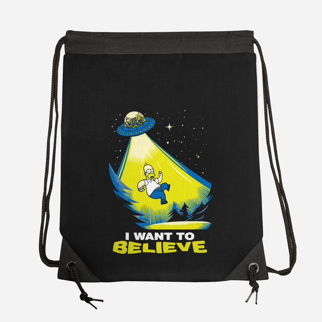 I Want To Believe-None-Drawstring-Bag-dalethesk8er