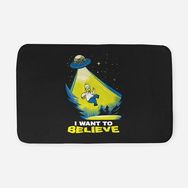 I Want To Believe-None-Memory Foam-Bath Mat-dalethesk8er