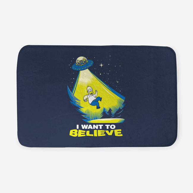 I Want To Believe-None-Memory Foam-Bath Mat-dalethesk8er